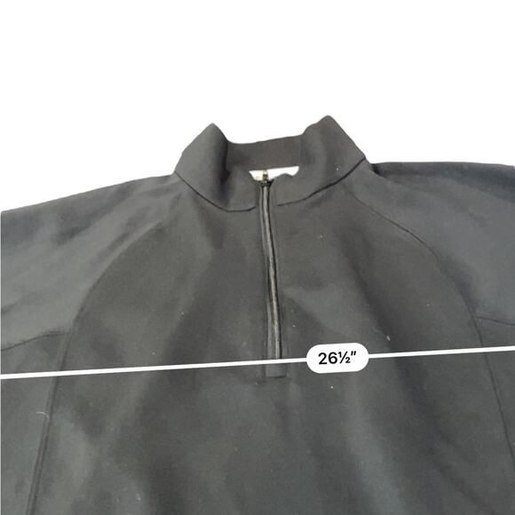 Vintage Havana Black 1/2 zip Pullover size large - Picture 5 of 8